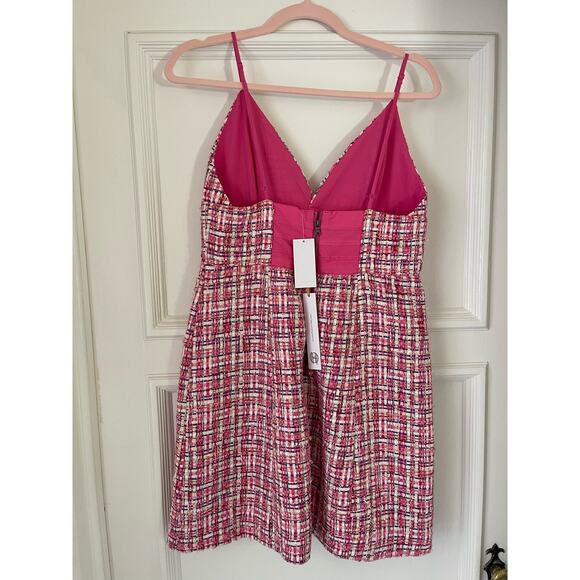 House of Harlow 1960 NWT Pink V-Neck Mini - Picture 5 of 7